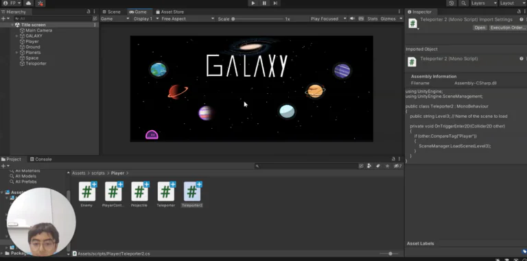 Space-themed Game in Unity