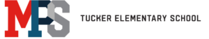 Red, blue, and grey MPS logo next to the text 'Tucker Elementary School'.